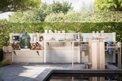 Cuisine extérieure - 3 segments 1m30 Gris clair